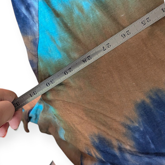 La Miel Oversized Top Woman's Size Small Tie Dye Pullover - Picture 3 of 6